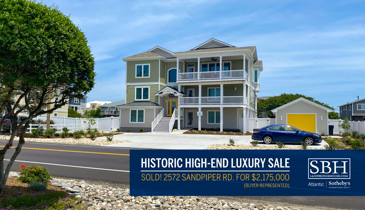 Sold! 2572 Sandpiper Rd. Historic highend luxury sale! SBH