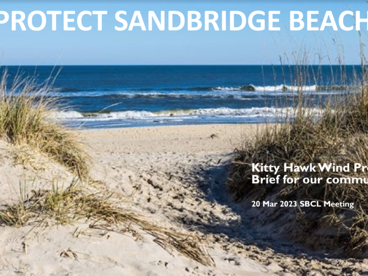 Kitty Hawk Wind Project: Brief for our community, March 20, 2023