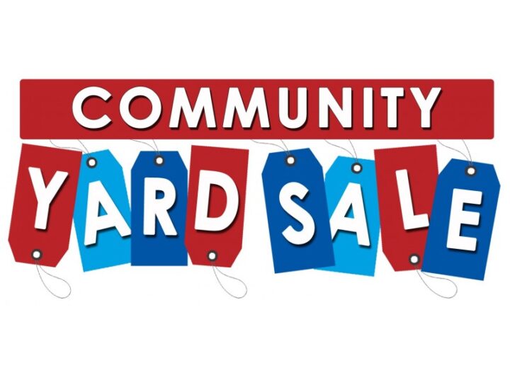 Saturday, April 20, 2024 is the Community Yard Sale