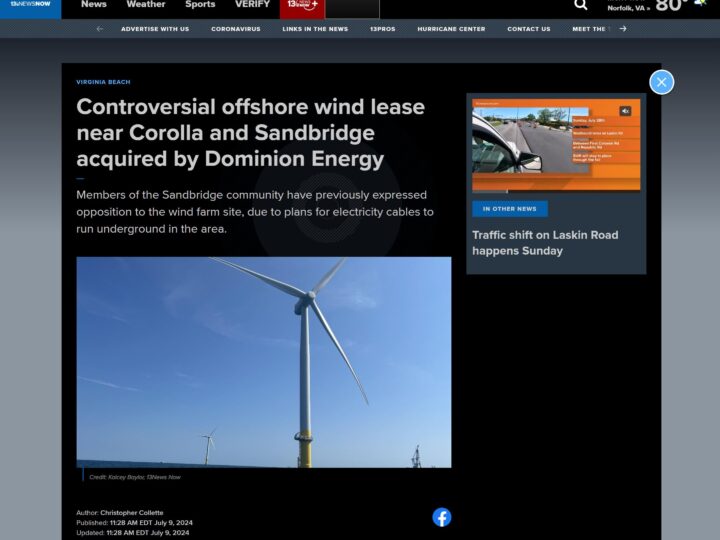 Dominion Energy Announces Agreement to Acquire Offshore Wind Lease From Avangrid